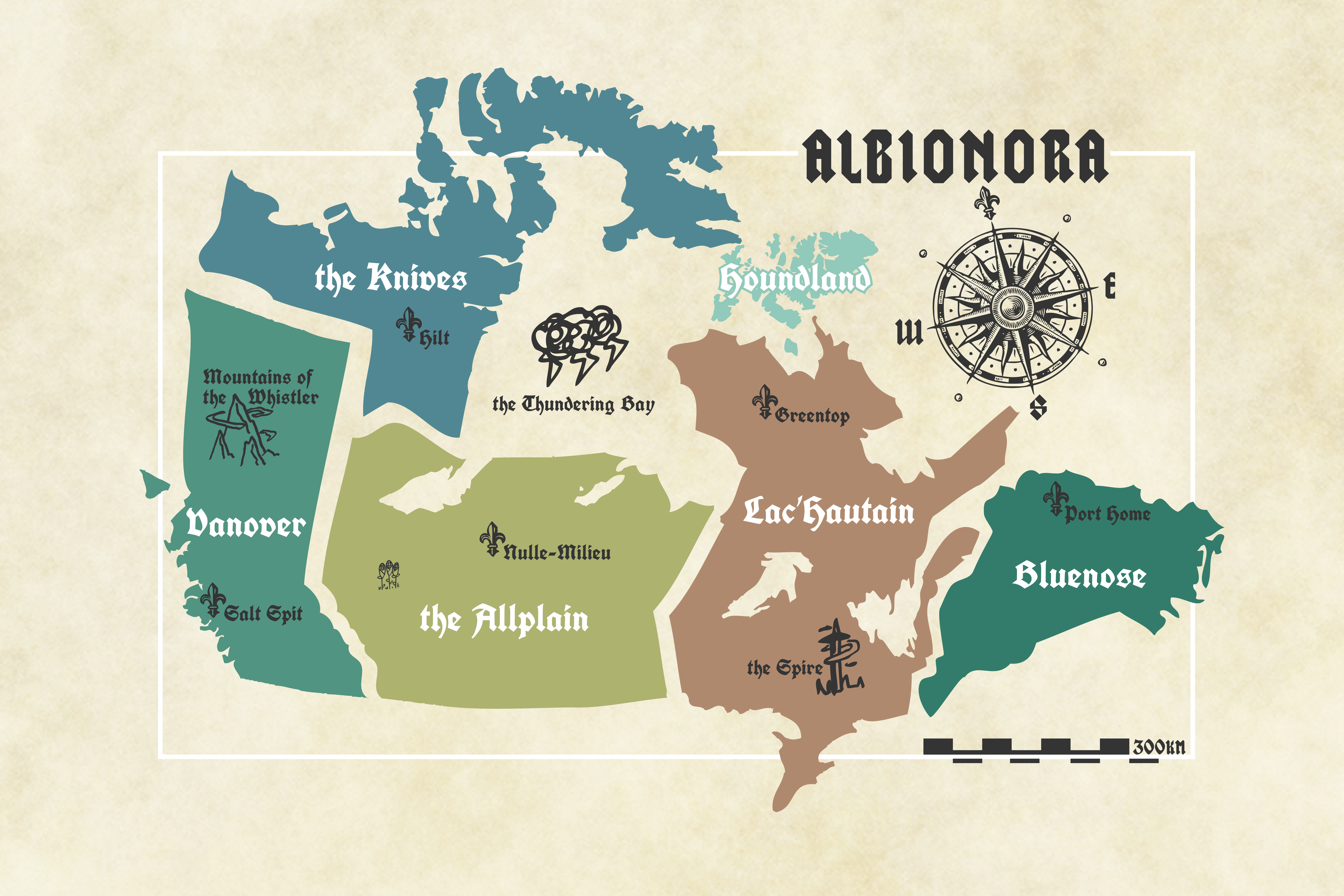 Map of Albionora